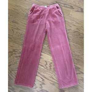 LL Bean Perfect Fit Knit Cords Pants Corduroy  Pull On Size XS Reg Red